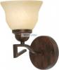 Magassg 23cm Szlessg 15cm Mlysg 20cm Feszltsg 50hz 230V Mszaki adatok 1x60W E27 Vz anyaga fm Vz szne antik barna Bra bzs veg Fnyforrst tartalmaz nem Kapcsol nincs