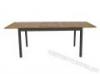 Nagyobbthat asztal 90 x 152 210 cm valdi teakfa alumnium