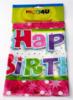 Funny Box Asztaltert PE Happy Birthday pink 130 x 180 cm