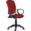 Irodai forgszk szvetborts fekete lbkereszt Nuvola piros BBSZV137 webshop termk kpe