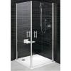 Ravak ELEGANCE ESKR2 80 szgletes zuhanykabin krm profil transparent veg