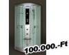 Sanimix ta hidrokabin elektronikval fehr veg htfal 90x90x210 hidromasszzs zuhanykabin alacsony zuhanytlca val