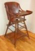Baba etetszk 1900 krli Thonet jelleg br huzat Korltja felnyithat sztnyithat kis kocsiv alakthat mely jtktrrel rendelkezik Eredeti szp tiszt