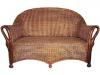 Rattan kanap karfs natr s stt sznben 140x70x90