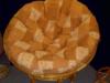 Rattan kagylfotel papasan prna