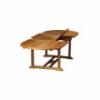 Classic Teakfa Ovlis Bvthet Asztal