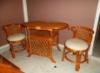 Rattan tkezasztal