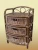 Rattan komd Lin 3 barna szinben 46x36x76