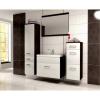 Evo modern frdszoba btor wenge MDF fehr magasfny