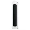 Ezst fekete manyag foganty Mrete 26x85mm