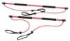 Fitness rd gumiszalaggal 130 cm