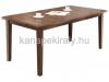 Modern tkezasztal kinyithat laminlt MDF asztallappal s tmr fa lbakkal