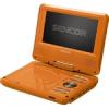 DVD lejtsz 7 forgathat kijelz SPV 2719 Funky Orange tulajdonsgai 18 cm 7 forgathat TFT LCD kijelz DivX XviD MPEG4 DVD RRW SVCD CD RRW MP3 JPEG formtumok lejtszsa USB port max 16 GB SD MMC MS