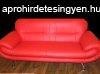 Megkmlt piros 3 rszes lgarnitra
