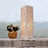 Kreatv asztali lmpa Home Design minimalista modern hlszoba nappali Night Light Hollow Out Faragott Shade