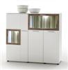 Tiziano 5 O 2 veges 3 ajts szekrny fehr 125x141x41