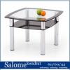 Mret 60 60 43cm Krmozott acl keret vagy vz fekete keretes vztiszta asztallappal fekete veg jsgtartval polccal rozsdamentes szerelvnyekkel Klasszikus forma