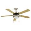 GL 0142 VISION 8 FAN Ventilltor matt krm bkk veg opl 5 lapt 2x60W E27 Irnyvlts 23785 Globo FAN ventiltoros csillr Ventilltor matt krm bkk veg opl 5 lapt 2x60W E27 matt krm bkk IRNY