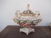 Antik elegns capo di monte porceln asztali lmpa rz szerelkkel szp ignyes figurlis dsztssel Rz szerelk al nem nztem hogy a jelzs lthat e de a trgy az Olasz Npolyi porcelngyr Capo 