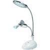 A forr napokon lvezzk a ventiltor ltal nyjtott hvs fuvallatot s hasznljuk a LED lmpa szemnket kml kellemes fnyt
