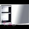 Sapho Tkrs szekrnyek Sapho Spark 45x45x12 eltolhat ajtaj inox tkrs szekrny PCA004