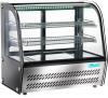 Asztali kivitel veg s manyag szerkezet inox ellap 2 db tolajt bels LED vilgts ventilcis hts ipari aggregt digitlis vezrls automatikus leolvaszts tartlyos prologtats llthat lb