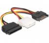 Molex 4 pin SATA 15 pin Delock Cable Power SATA Molex 4 pin SATA 15 pin Adapter talakt 1 370 Nett 1 079