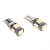 T10 1w 9x5050smd fehr led izz auts eszkz oldals helyzetjelz lmpa CAN busz 12V 1 pr