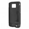 Xqisit 10346 XQISIT Telefonvd gumi szilikon FEKETE Samsung GT I9100 Galaxy S II