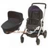 Maxi Cosi ELEA 2 in 1 Total Black Babakocsi sszecsukhat mzeskosr