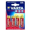 Varta MAX Tech AA ceruza elem 4db blister