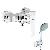 Grohe 33590002 2760100E EUROSTYLE COSMOPOLITAN zuhany csaptelep Tempesta II zuhanyszettel