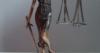 Justitia szobor 30 cm bronz