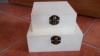 Fa doboz kszlet 2 db os 15x15x6 12x12x6 cm