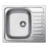 Triton inox mosogat 1 medence 1 csepptlca EC 196 Rozsdamentes mosogat Teljes mret 580 500 mm tmr Medence mret 340 X 410 X 170 mm Szifonnal s leeresztvel egytt 0 6 mm