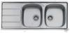 Jobboldali medencs ktmedencs mosogattlca szne inox 0 6 mm lemezvastagsg 2 coll lefoly tartozkok rgztkszlet lefoly s tlfoly mretek szlessg x mlysg 1160 x 500 mm medenck mrete 36