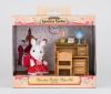 Sylvanian Csoki Nyuszi hugi rasztal szettel
