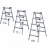 Ktg hztartsi alu ltra Tbb mretben 2 3 fokos 2 4 fokos 2 5 fokos 2 7 fokos Teherbrs 150 kg Ltrafok szlessg 220 mm Maximlis munkamagassg 677 mm 2 3fokos 898 mm 2 4 fokos 1119 mm 2 5