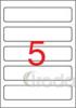 Apli 1 plys laminlt etikett 190 x 38 mm 50 db cmke csomag