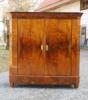 Dl nmet biedermeier szekrny difa szles levgott sark 1820