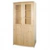 Duna 4 ajts vitrines feny szekrny 80x187x45