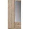Optimo OP3 tkrs gardrbszekrny Az Optimo elemei kln elemenknt is megrendelhetek Btor mretei szlessg 100 cm magassg 213 cm mlysg 59 cm Vlaszthat sznek sonoma