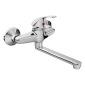 Mosogat mosd csaptelep 35mm falra szerelhet fnyes egyenes 20cm hossz kermia bett