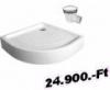 H2O H2O Zno 80x80 ves akryl zuhanytlca szifonnal