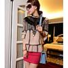 Kvinners Vintage Lace Hekle skjoeting Puff Sleeve T skjorter