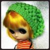 Puff Stitch Slouchy Hat (EssHaych) Tags: hat doll crochet blythe custom puffstitch uploaded:by=flickrmobile flickriosapp:filter=nofilter