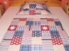 Krepp gynem huzat garnitra 5 rszes dupla 200x220 cm es paplan huzattal amerikai zszlhoz hasonl mintval A fot a mintt illusztrlja csak a csomagban a kvetkez garnitra tallhat 1 db dupla 