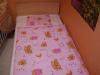 Olcs ovis mret gyermek paplan s kisprna huzat egytt rzsaszn macis mintval Paplanhuzat mrete 90x130 cm prnahuzat mrete 40x50 cm A huzat anyaga 50 pamut 50 polyester 40 fokon mosgpben mosh