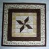 Csillagos patchwork tert 40x40cm Otthon lakberendezs Lakstextil Patchwork foltvarrs Patchwork technikval kszlt gppel tztt Mrete 40x40cm Anyaga vszon Htulja barna vszon Meska