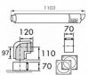 Vaillant 303609 vzszintes fali tvezet rendszer